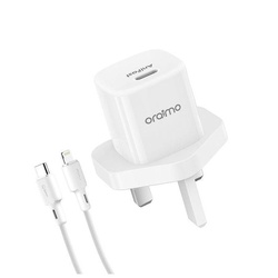 Oraimo OCW-U95S+CL55 PowerNano 20W PD Super Speed Charger Kit with Type-C to Lightning Cable
