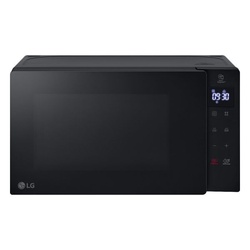 LG MS2032GAS Neochef Microwave Oven, 20L - Black - Smart Diagnosis, EasyClean™ Antibacterial Coating