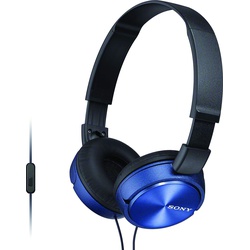 Sony MDR-ZX310AP Wired On-Ear Headphones - Blue