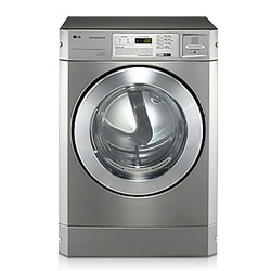 LG FH069FD2FS Commercial Washing Machine, Front Load, 10KG, Silver - Stackable + Get Free Rack + Gama 2L