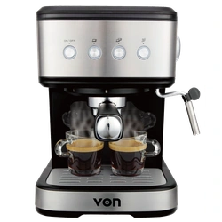 Von VCME-851DX Espresso Coffee Maker - Stainless Steel