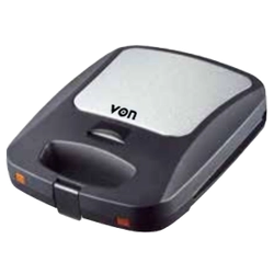 Von VSM421AK Sandwich Maker 4 Slice, 1200W - Black