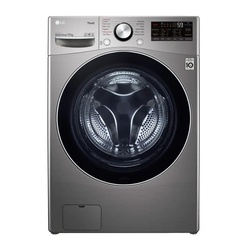 LG F0L9DYP2S Front Load Washing Machine, 15KG - Silver