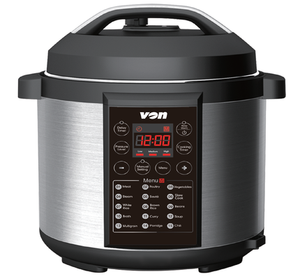 Von VSCP60MMX Pressure Cooker 1000W - 6L | hotpoint.co.ke