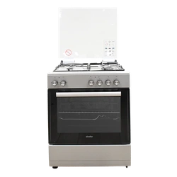 Simfer Cooker 3 Gas + 1 Electric F6311SEGR - Silver