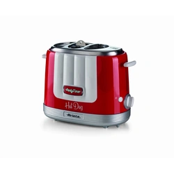 ARIETE 2-Slot Hotdog Maker - Red, 650W
