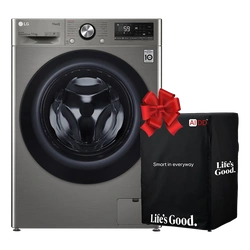 LG F4Y5EYGYPV Front Load Washing Machine, 11KG