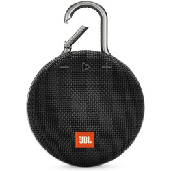 JBL Clip 3 Waterproof Portable Bluetooth Speaker - Black