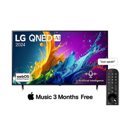 LG 55" 55QNED80T6B QNED TV 4K - WebOS24, Magic Remote, HDR10 Pro