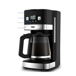 Von VCMD-901DK Drip Coffee Maker - Black