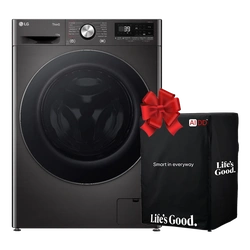 LG F4Y9LWP2Z Front Load Washing Machine, 13KG - AI DD Technology, Smart ThinQ, TurboWash® 360°