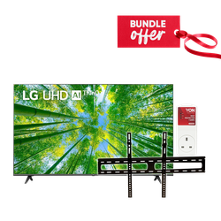 LG 65" Smart 65UQ80006LD LED TV - UHD, ThinQ + Get FREE Von VXB65TFAB LCD Mount (37"-65") - Tilt + Von VXV07ABAP 7 AMPS Volt Protector