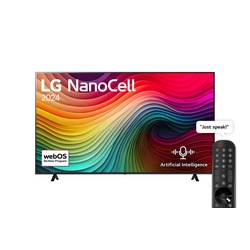 LG 55" 55NANO80T6A NanoCell TV 4K - WebOS24, Magic Remote, HDR10 Pro