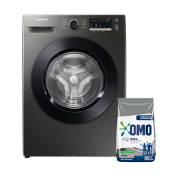 Samsung WW70T4020CX/NQ Front Load Washing Machine - 7KG + Get FREE Rack + Omo 2KG Laundry Detergent