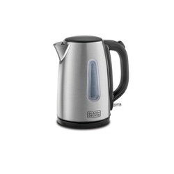 BLACK+DECKER JC450-B5 Cordless Kettle, Stainless Steel - 1.7L