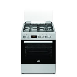 SIMFER Cooker 4 Gas + Electric oven - 6402NEI - Semi inox