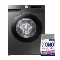 Samsung WW12T504DAN/S1 Front Load Washing Machine - 12KG + Get a FREE 3KG Omo Auto Washing Detergent