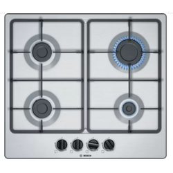 Bosch PGP6B5B60 4 Gas Stainless Steel Hob - 60CM