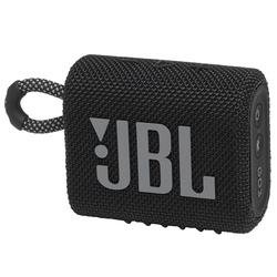 JBL Go3 Bluetooth Portable Waterproof Speaker, 4.2W - Black