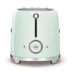 SMEG TSF01PGUK Bread Toaster 2 Slice Pastel Greem 6F