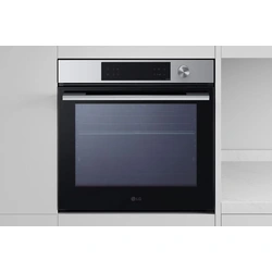 LG WSED7613S InstaView Built In Oven, 60Cm EasyClean™, LG ThinQ™, Silver - 76 Litres