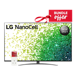 LG 55" Smart 55NANO86VPA NanoCell TV 4K UHD + Get Von 7 AMPS Volt Protector FREE