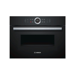 Bosch CMG633BB1B 14 Function Built In Microwave Oven, 45L - Black