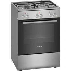 Bosch Cooker 3 Gas +1 Electric - HXA050F50S, Stainless Steel