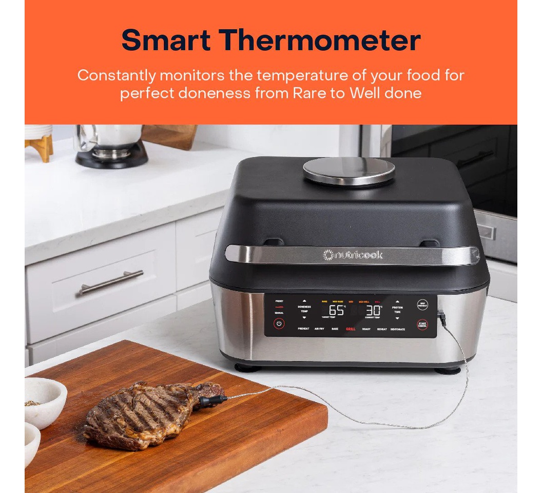 Nutricook NCAFG960 Smart Air Fryer & Indoor Grill, XL hotpoint.co.ke
