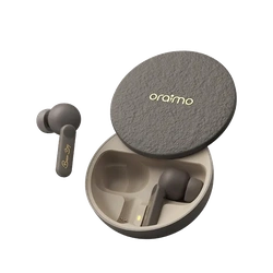 Oraimo OEB-E105D Spacepods X Burna Boy ANC True Wireless Earbuds, Waterproof - Uranolithgrey  + Get Free Oraimo Charger