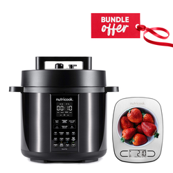 Nutricook NC-SP204K Smart Pot 2 Pressure Cooker - 6L + Get Nutricook Kitchen Scale Nc-Kse5 Eko Free