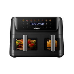 Hisense H11AFBK2S4 Dual Airfryer 6.5L + 4.5L