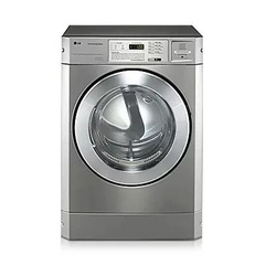 LG RV1329C7T Commercial Dryer, Front Load, 10KG, Silver - WIFI Stack + Get Free Rack + Gama 2L