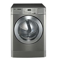 LG FH069FD2MS Commercial Washing Machine, Front Load, 10KG, Silver - WIFI Stack