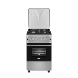 VON Cooker 3 Gas + 1 Electric - VCF563131NFS, Silver