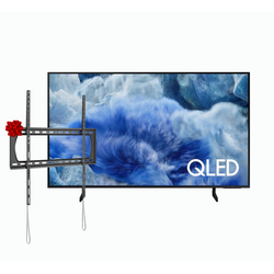Samsung  85" QA85Q8FAUXKE 4K TV Q4 AI Gen1 Processor, Quantum HDR+, Tizen OS + Get Free VON VXB1205FNL TV Wall Mount (60"-120") Fixed