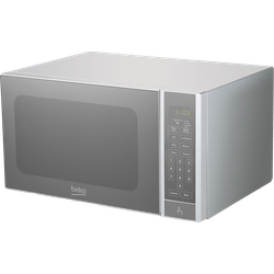 Beko BMO390 UK Microwave Oven Solo, 30L – Silver