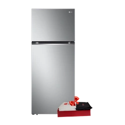 LG GN-B472PLMB Top Mount Freezer Fridge, 375L - Smart Inverter Compressor, LinearCooling™, DoorCooling+™ + Picnic Hamper