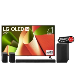 LG 55" OLED55B46LA OLED TV 4K - WebOS24, Magic Remote, HDR10 + Get 30% OFF LG S65TR Soundbar