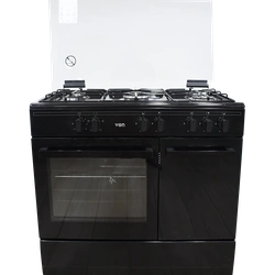 VON VCF965031NSK Freestanding Cooker – 5 Gas Burners, Enamel Pan Support