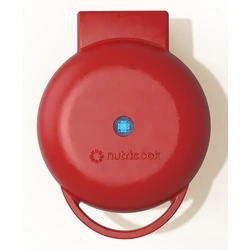 Nutricook NC-WM100R Mini Waffle Maker, 420W, Red