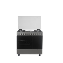 Von Cooker 4 Gas + 2 Electric -  VCF964261FSY 2 Rapid Black and Inox Grey