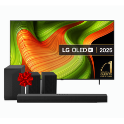LG 65" OLED65B56LA OLED 4K TV - Dolby Vision, Magic remote, Smart, HDR10, a8 AI Processor Gen2, webOS25 +Get free LG S65TR Soundbar, 600W