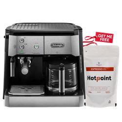 Delonghi BCO421.S Combi Coffee Maker + Free 100g Spring Valley Specialty Coffee Beans