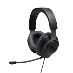 JBL Quantum 100 Wired Over Ear Gaming Headset - Black