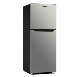 Von VART-25NHS Double Door Fridge 220L - Silver