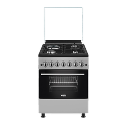 Von Cooker 3 Gas + 1 Electric - VCF553131NFS, Silver