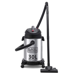 Black+Decker WV1450-B5 Wet and Dry Pot Vacuum Cleaner - Stainless Steel