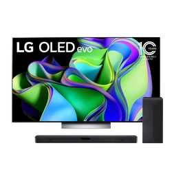 LG 55" OLED55C36LA OLED TV  4K - WebOS23, Magic Remote, HDR10 + Get a FREE LG SN4 2.1CH Soundbar - 300W