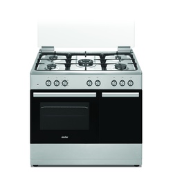 Simfer 9506NEI Prof Cooker 5 Gas + Electric Oven & Cylinder Compartment
